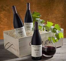 Červené víno 3 Prado Enea 2014   + Decanter en caja de madera