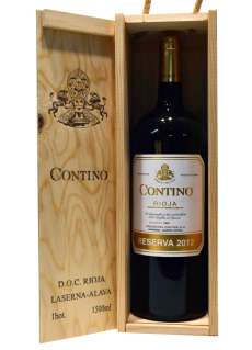 Červené víno Contino  en caja de madera (Magnum)
